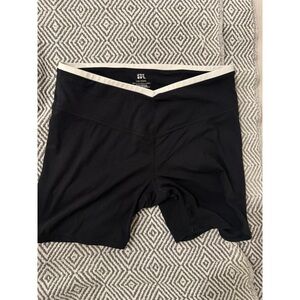 Joy Lab Black V-Waistband Active Shorts Large